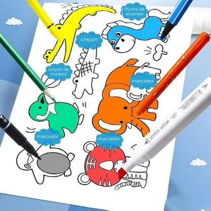 Rollo de Arte Creativo - Tablero de Dibujo para Niños