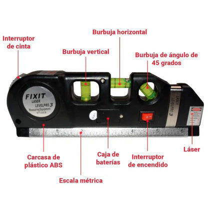 Kit Pro de Medidor Láser + Linterna Multifunción de Regalo