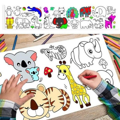 Rollo de Arte Creativo - Tablero de Dibujo para Niños